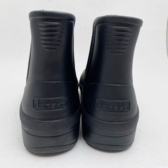 DANSKO Black EVA Molded Karmel Rain Boot Ankle Boots - Size 38 - Picture 5 of 6